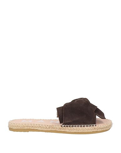 MANEBÍ Espadrilles Dark brown Leather