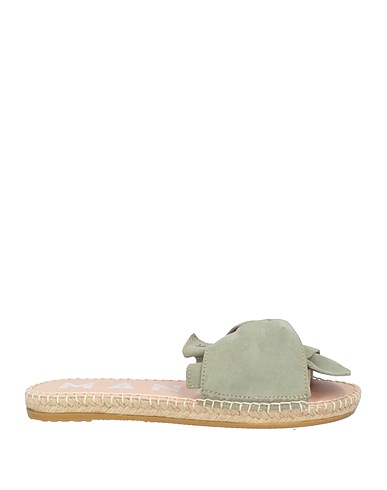 MANEBÍ Espadrilles Sage green Leather