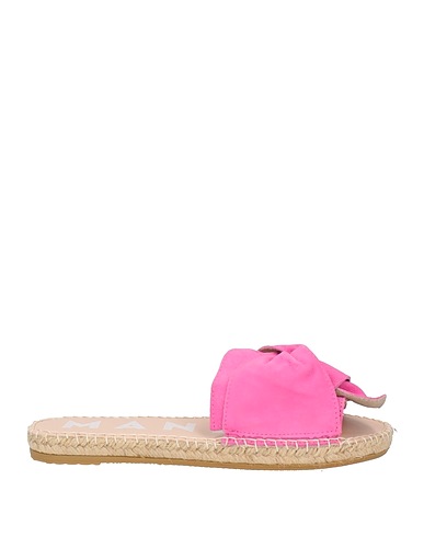 MANEBÍ Espadrilles Fuchsia Leather