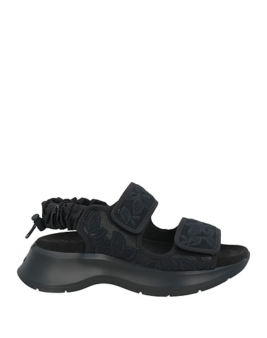 HOGAN Sandals Black Textile fibers