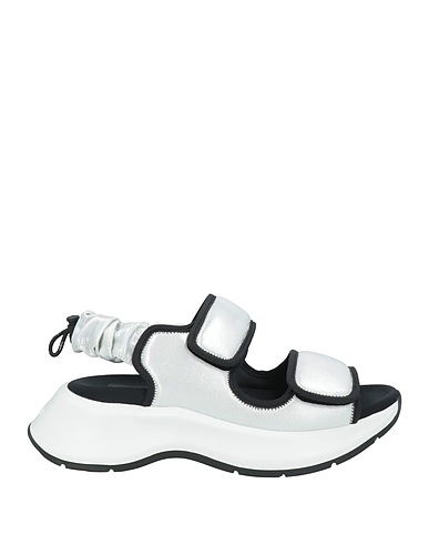 HOGAN Sandals White Textile fibres