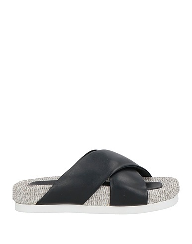 AGL Espadrilles Black Leather
