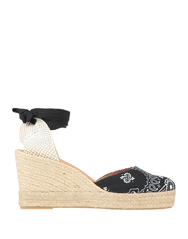 MC2 SAINT BARTH Espadrilles Black Textile fibres