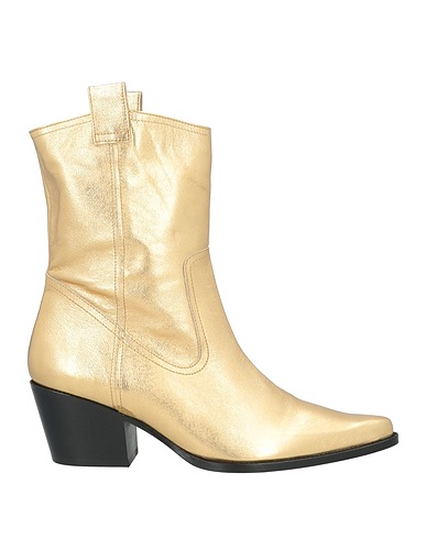 STAUD Ankle boot Gold Leather