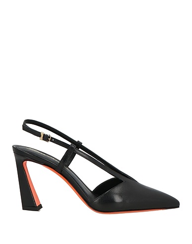 SANTONI Pump Black Leather