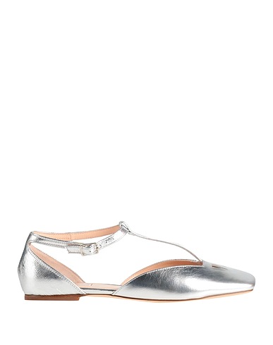 AGL Ballet flats Silver Leather