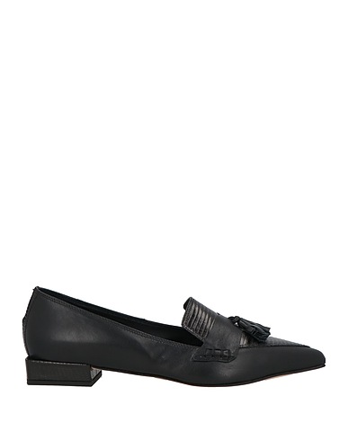 ANDREA PINTO Loafers Black Leather