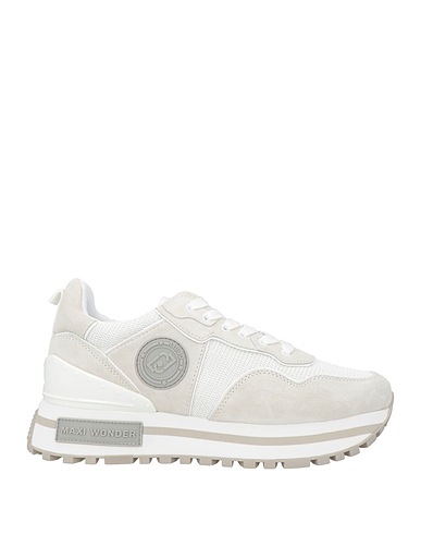 LIU •JO Sneakers Off white Leather, Textile fibers