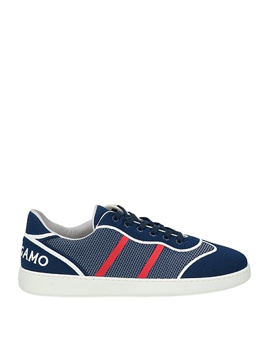 FERRAGAMO Sneakers Blue Textile fibres
