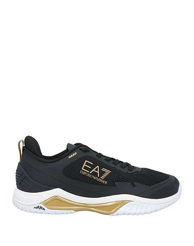 EA7 Sneakers Black Textile fibres, Synthetisches Material