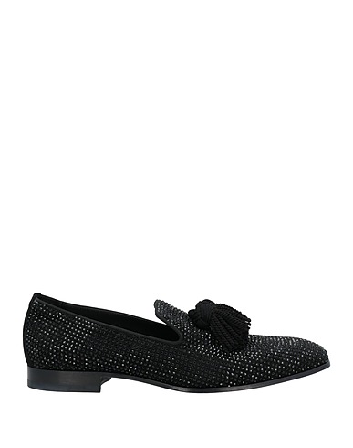 JIMMY CHOO Loafers Black Leather
