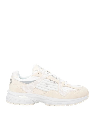 COACH Sneakers Bianco Pelle, Fibre tessili