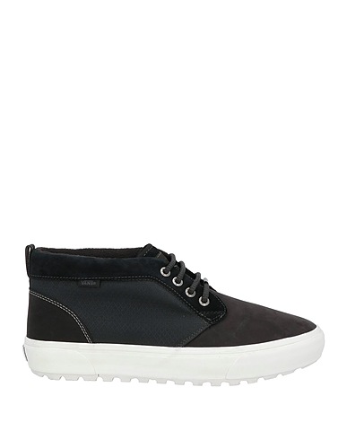 VANS VAULT Sneakers Black Leather, Textile fibres