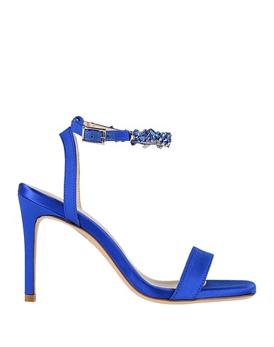 P.A.R.O.S.H. Sandalen Königsblau 72% Viskose, 28% Seide