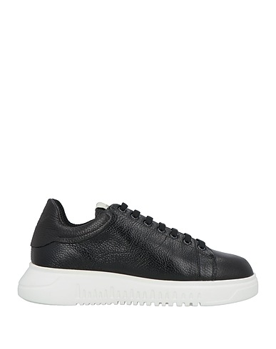 EMPORIO ARMANI Sneakers Μαύρο Δέρμα