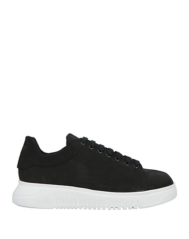 EMPORIO ARMANI Sneakers Black Leather