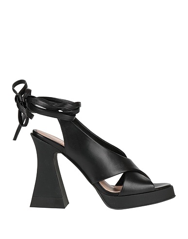 AGL Sandals Black Leather