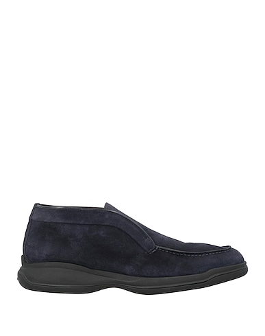 SANTONI Ankle boot BLU NOTTE Leather