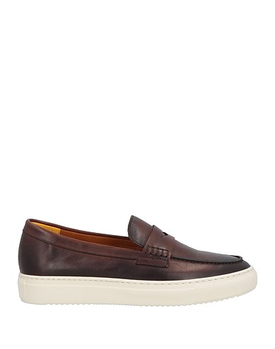 DOUCAL'S Loafers Dark brown Leather