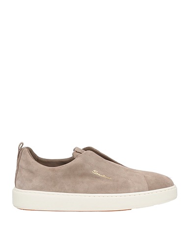 SANTONI Sneakers Sand Leather