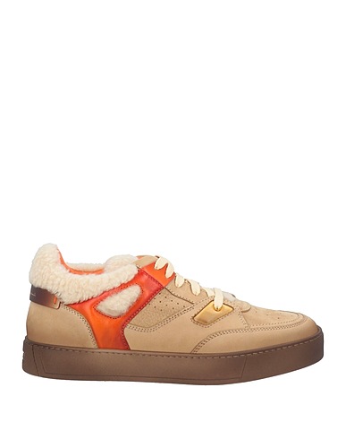SANTONI Sneakers Sand Leather