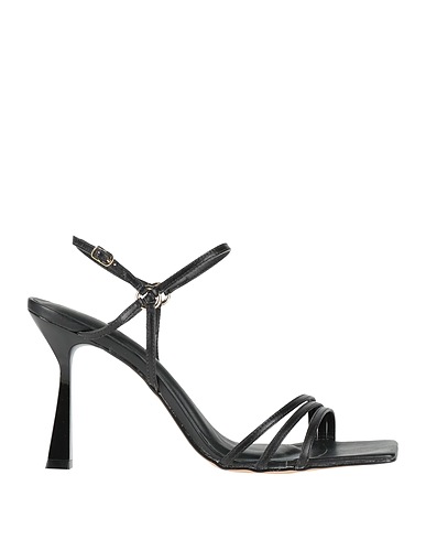 MISS UNIQUE Sandals Black Leather