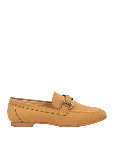 IODEA Loafers Camel Vegetable fibre