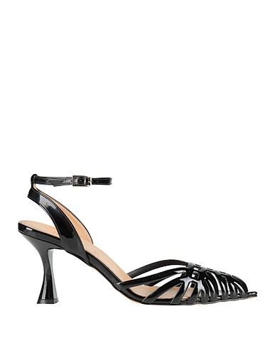 IODEA Sandals Black Textile fibres
