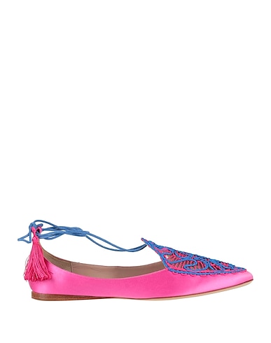 GIORGIO ARMANI Ballet flats Fuchsia Textile fibers