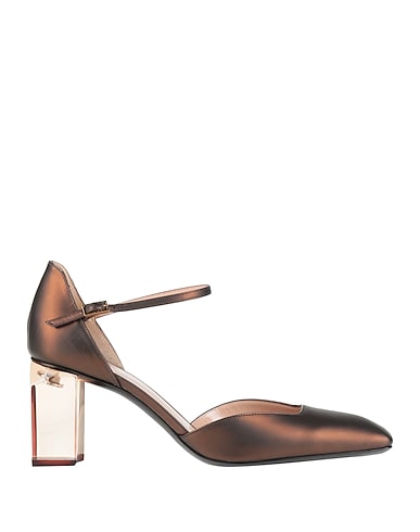GIORGIO ARMANI Court Bronze Leather