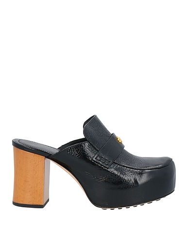 TORY BURCH Mules και τσόκαρα Μαύρο Δέρμα