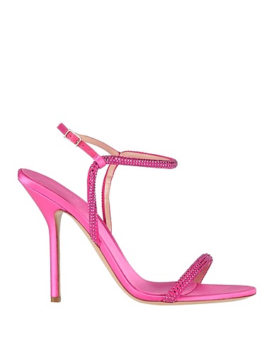 GIORGIO ARMANI Sandalen Fuchsia Gewebefasern