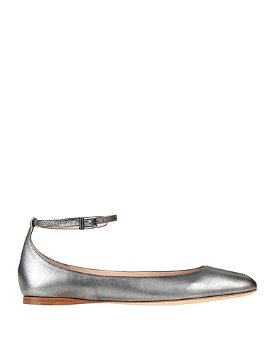 GIORGIO ARMANI Ballerinas Blei Leder