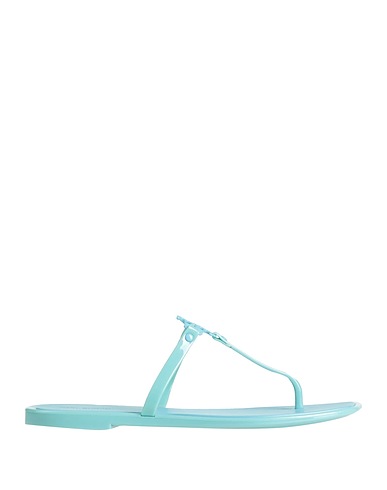 TORY BURCH Flip flops Turquoise Rubber