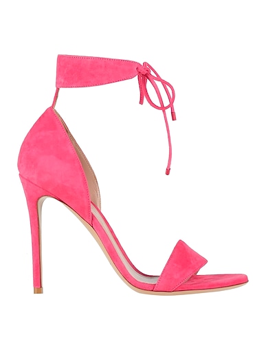 GIORGIO ARMANI Sandalen Fuchsia Leder