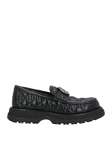 DIOR Loafers Black Leather