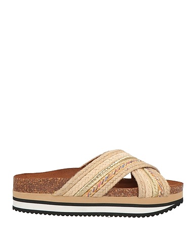 5 PRO JECT Sandalen Platin Gewebefasern, String