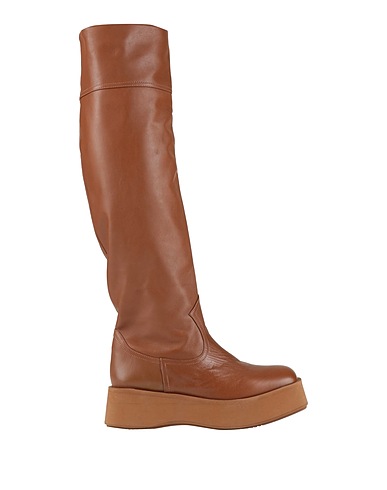 PALOMA BARCELÓ Boots Tan Leather