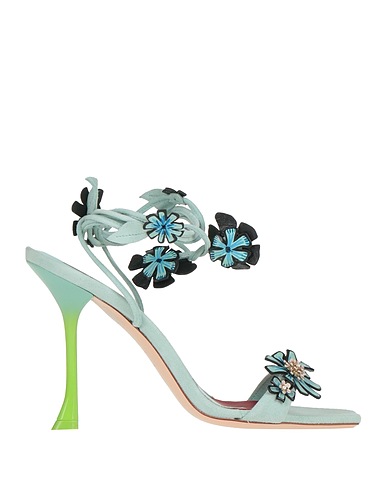 ROGER VIVIER Sandales Turquoise Cuir