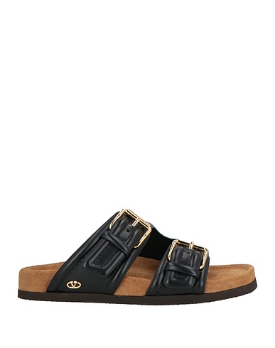 VALENTINO GARAVANI Sandalia Negro Cuero