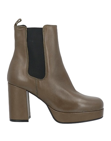 CARMENS Ankle boot Military green Leather