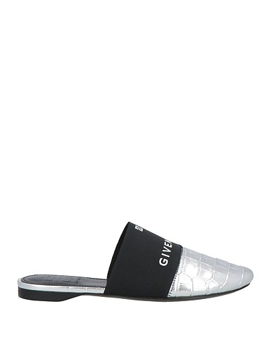 GIVENCHY Mules and clogs Silver Calfskin