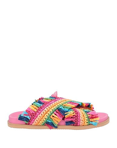 DE SIENA Sandals Fuchsia Textile fibers
