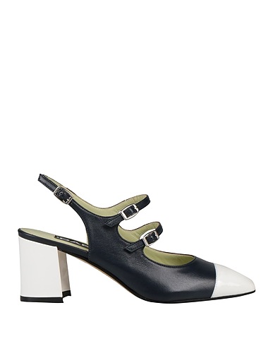 CAREL Paris Pumps Marineblau Leder