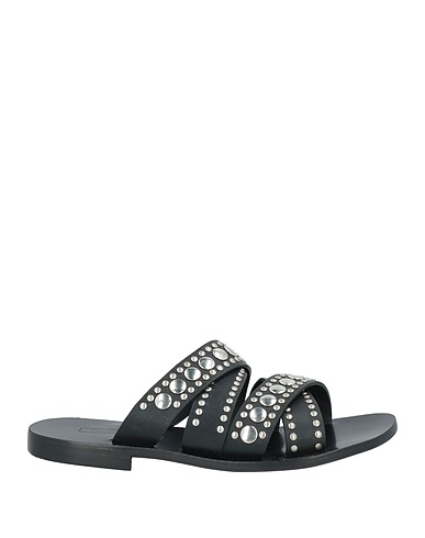 NANNI Sandals Black Leather