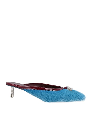 GCDS Mules and clogs Azure Leather