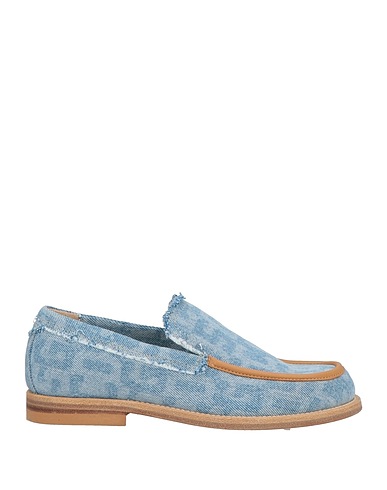 GCDS Loafers Light blue Textile fibres