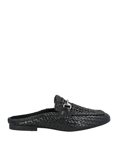 MNG COLLECTION Mules and clogs Black Leather