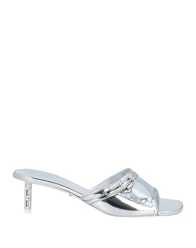 GCDS Sandals Silver Textile fibers