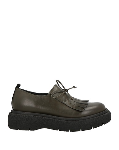 CARMENS Loafers Dark green Leather